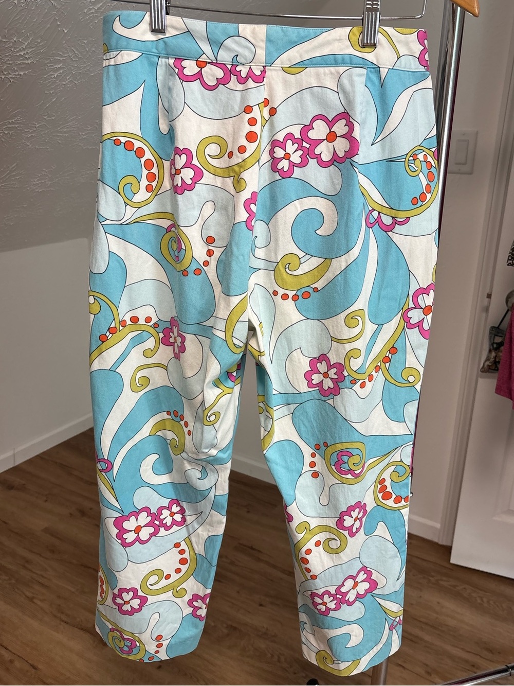 Mod, retro, 60s 70s inspired ankle pants, Randi M. Petites size 10P - Picture 2 of 9